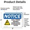 Signmission Dual Power Source Second Source Sign With Symbol, 5 in W x Rectangle, Vinyl Decal OS-2PACK-NS-D-35-L-11585 - alternate 5